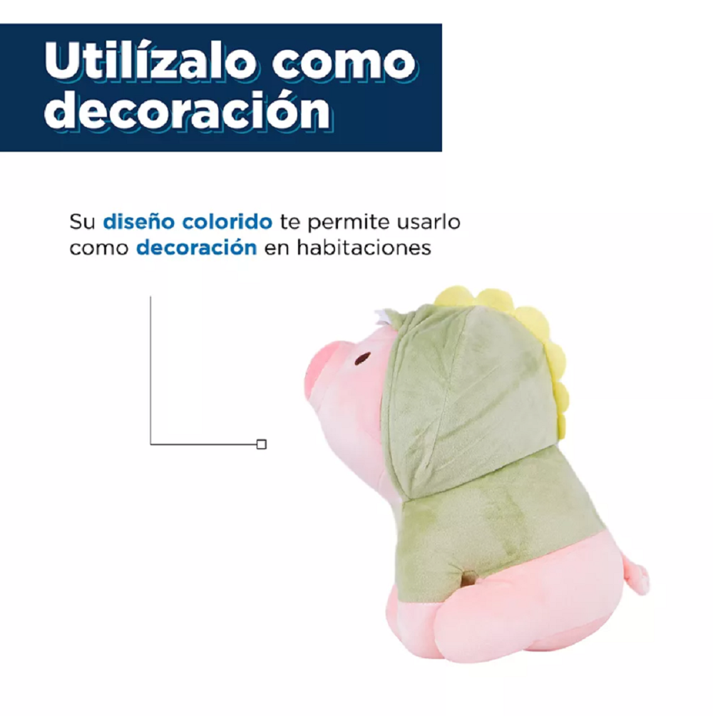 Foto 4 | Peluche Belug de Cerdito color Rosa