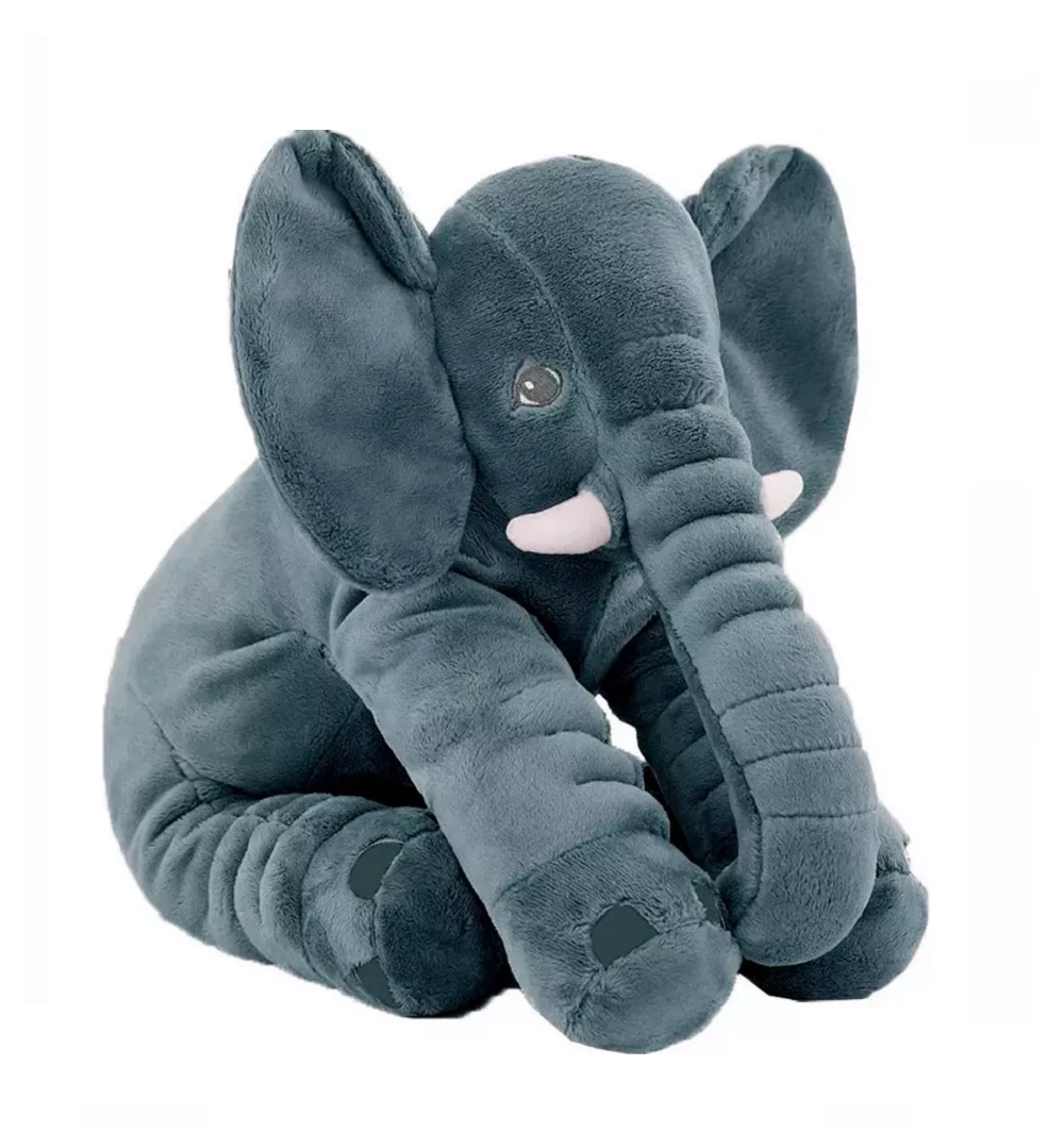 Peluche Belug de Elefante color Gris