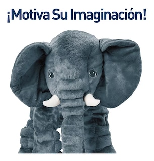 Foto 4 | Peluche Belug de Elefante color Gris