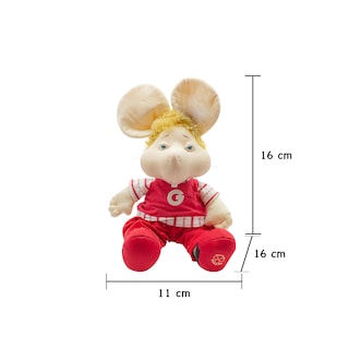 Foto 2 | Topo Gigio Chico Musical con Canción El Verano Traje color Rojo de Tela Ultra Suave Hipoalergénico