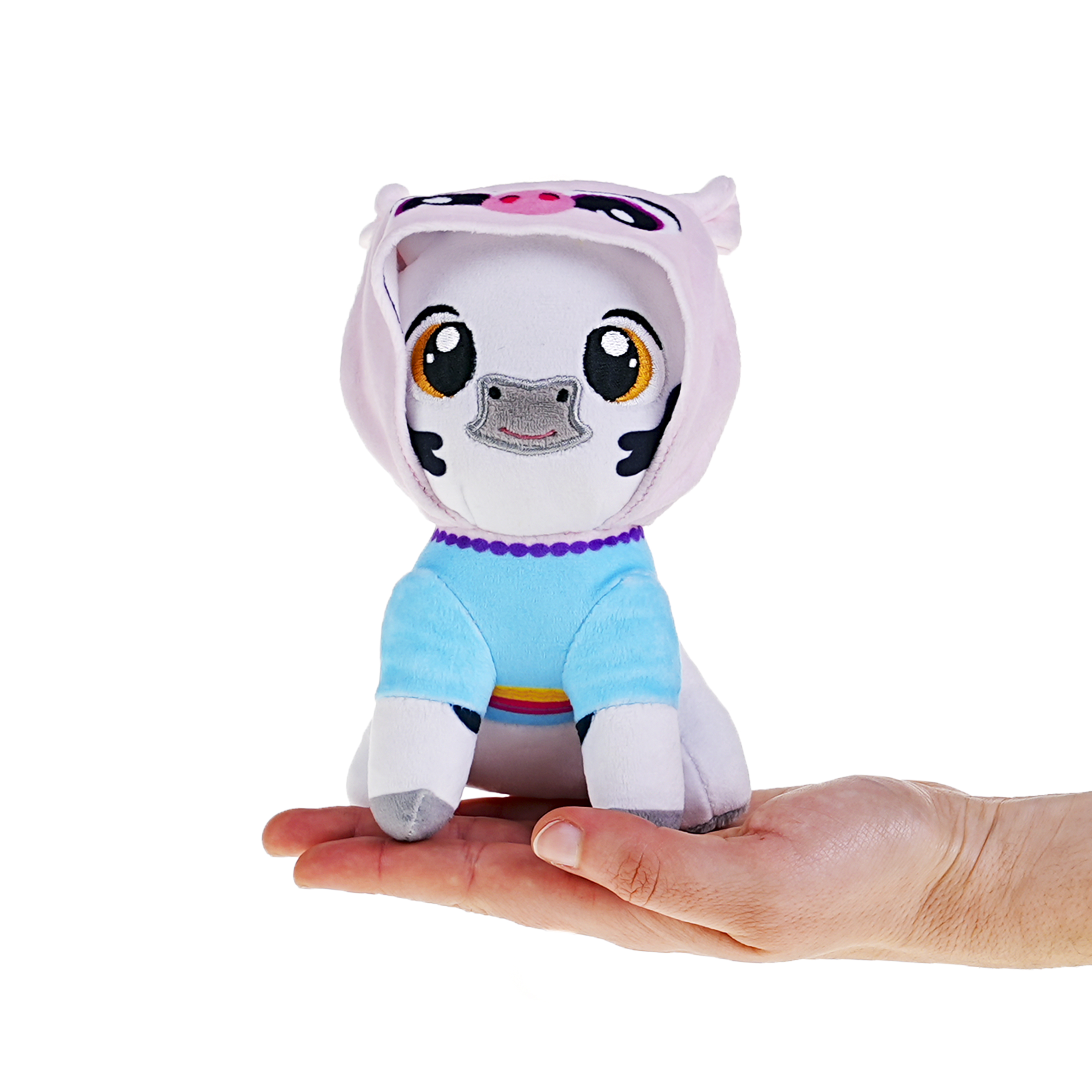 Foto 4 pulgar | Peluche Musical Vaca Lola La Granja de Zenón con Capucha Disfraz Doña Pancha