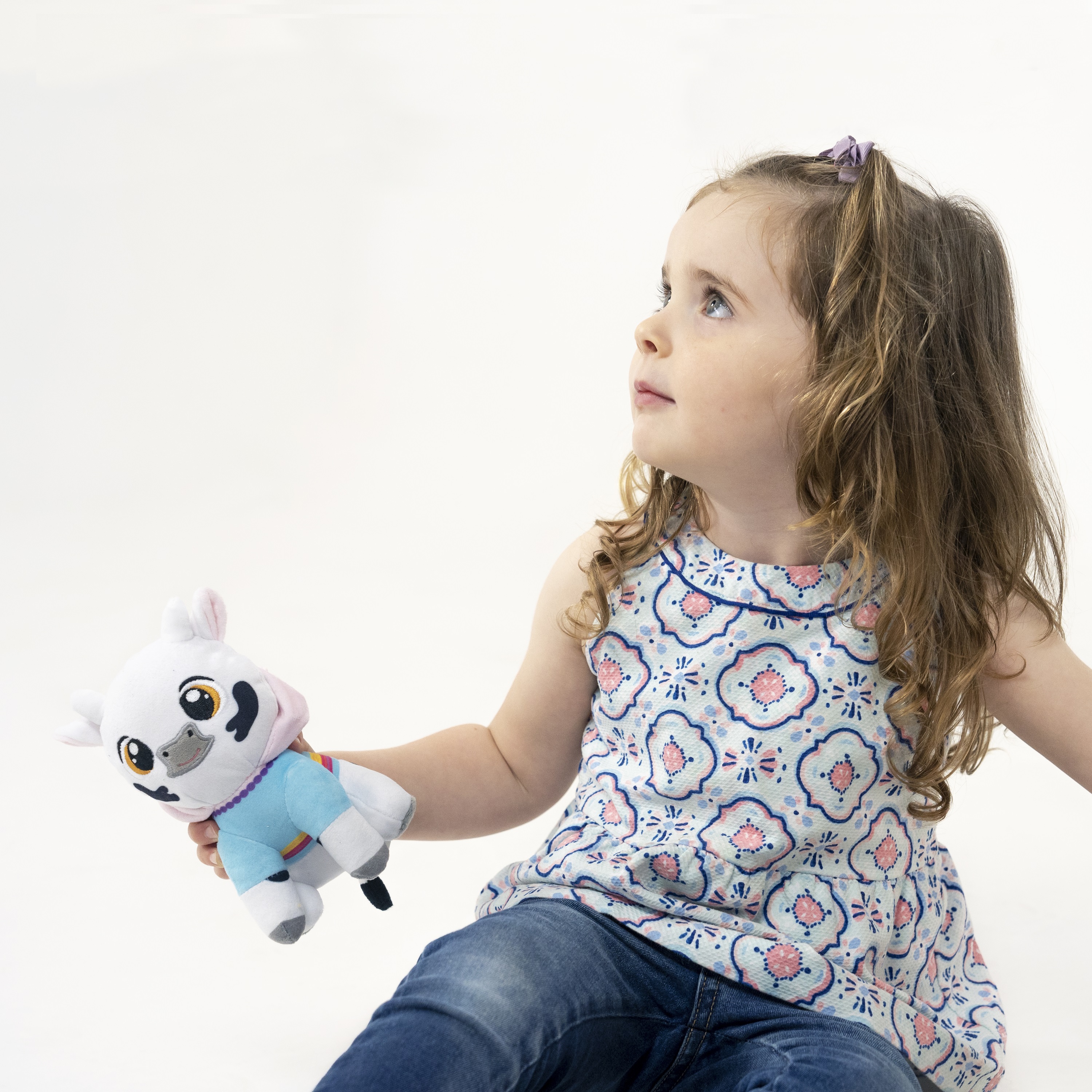 Foto 4 | Peluche Musical Vaca Lola La Granja de Zenón con Capucha Disfraz Doña Pancha