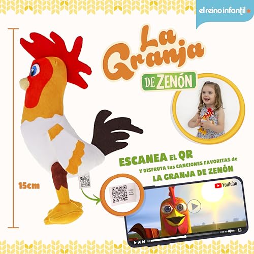 Foto 3 | Peluche La Granja de Zenón Bartolito Mis Primeros Pasos 15 CM