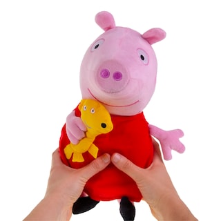 Foto 3 | Peluche Peppa Pig 30 cm con Sonidos Peppa y su Mascota