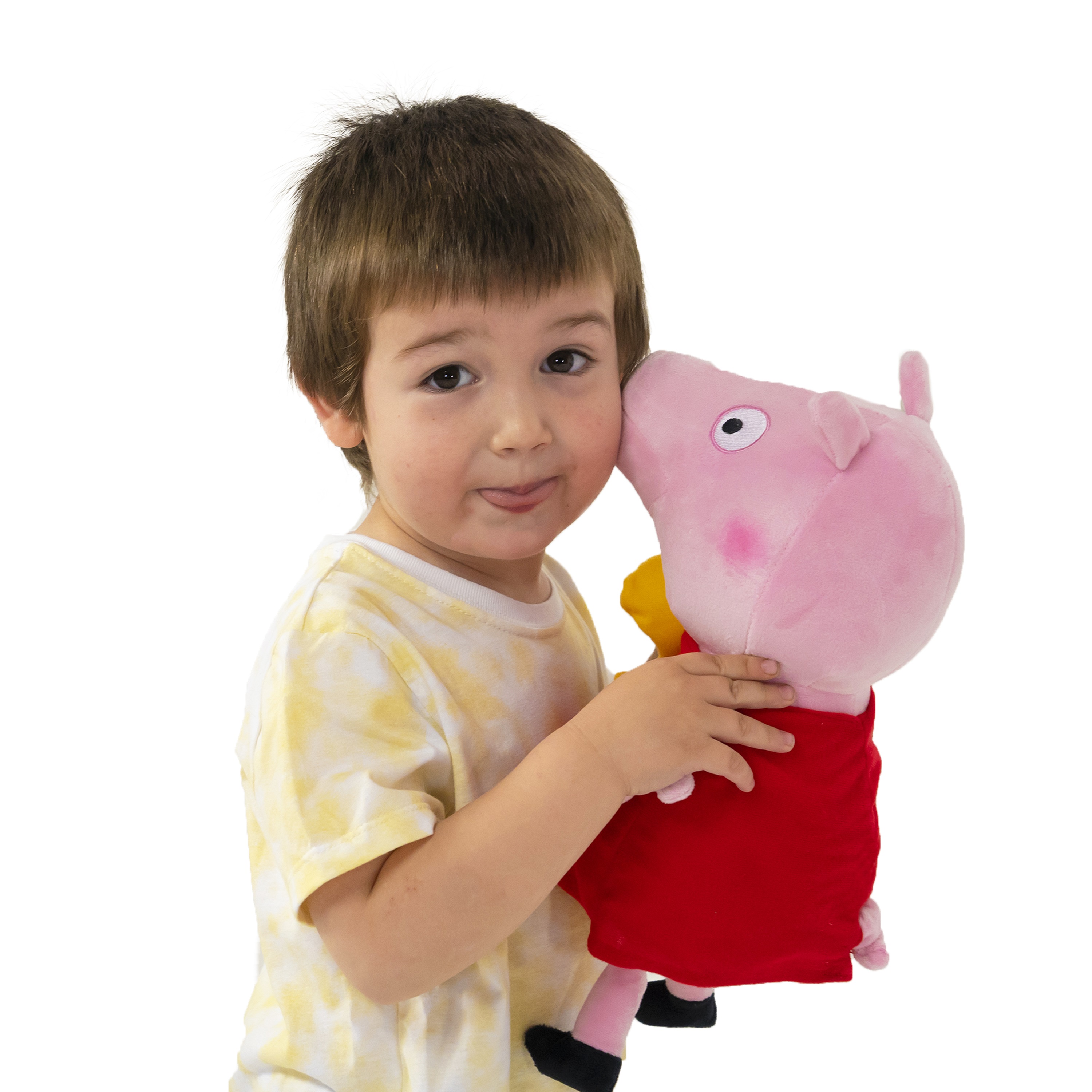 Foto 5 pulgar | Peluche Peppa Pig 30 cm con Sonidos Peppa y su Mascota