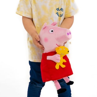 Foto 6 | Peluche Peppa Pig 30 cm con Sonidos Peppa y su Mascota