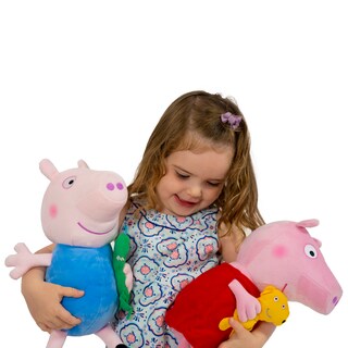Foto 7 | Peluche Peppa Pig 30 cm con Sonidos Peppa y su Mascota