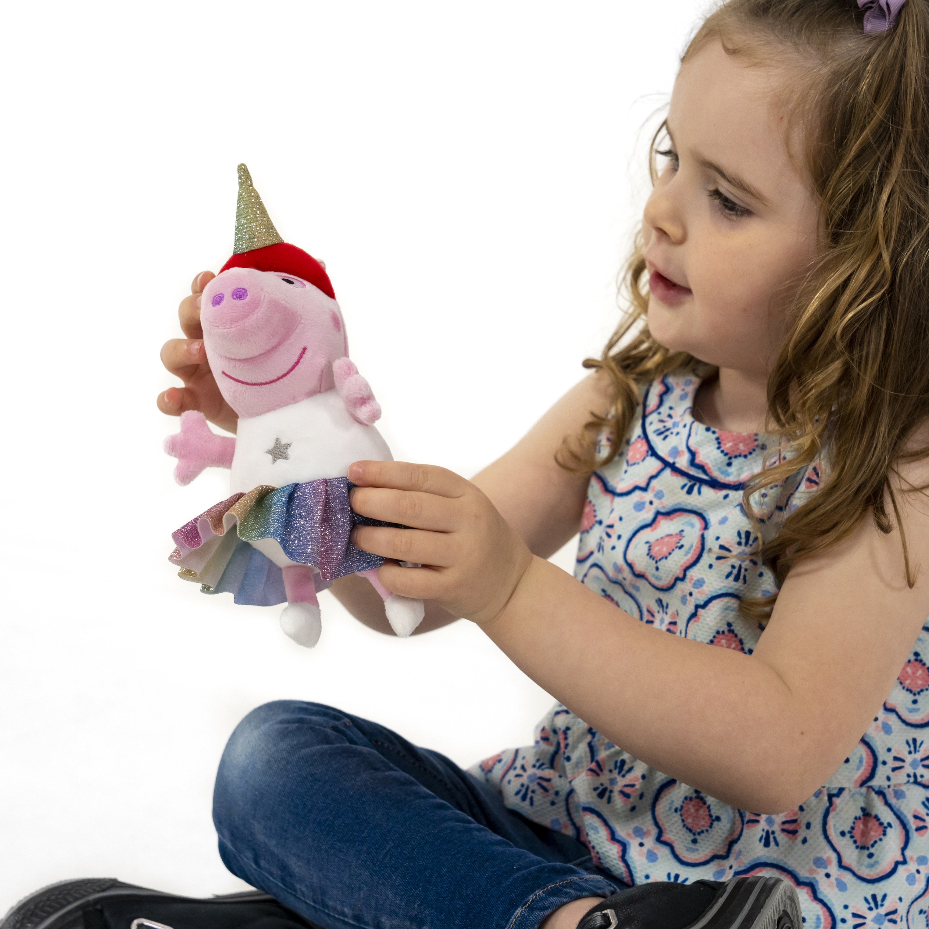Foto 4 pulgar | Peluche de Peppa Pig Unicornio Coleccionable 15 cm para Bebés