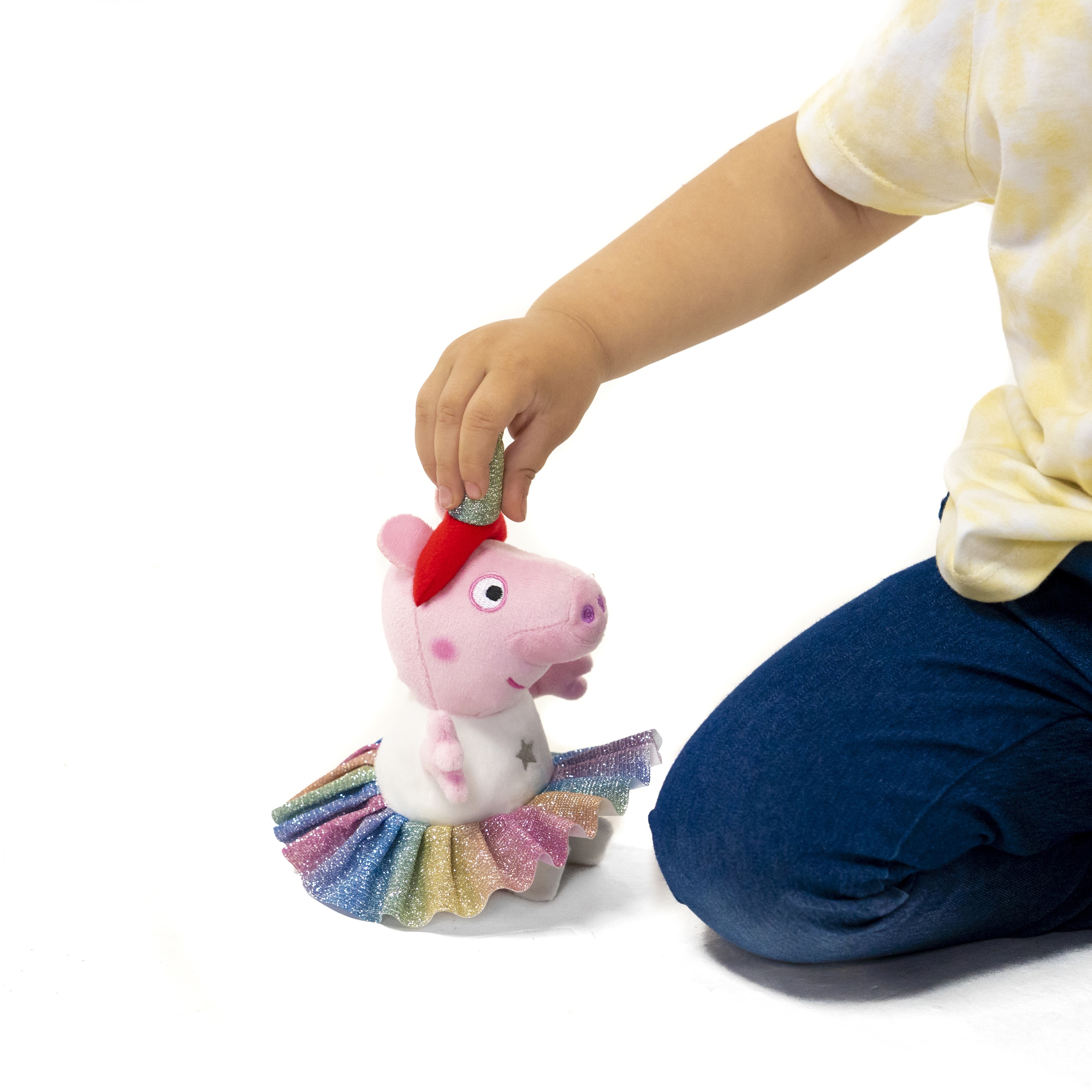 Foto 5 pulgar | Peluche de Peppa Pig Unicornio Coleccionable 15 cm para Bebés