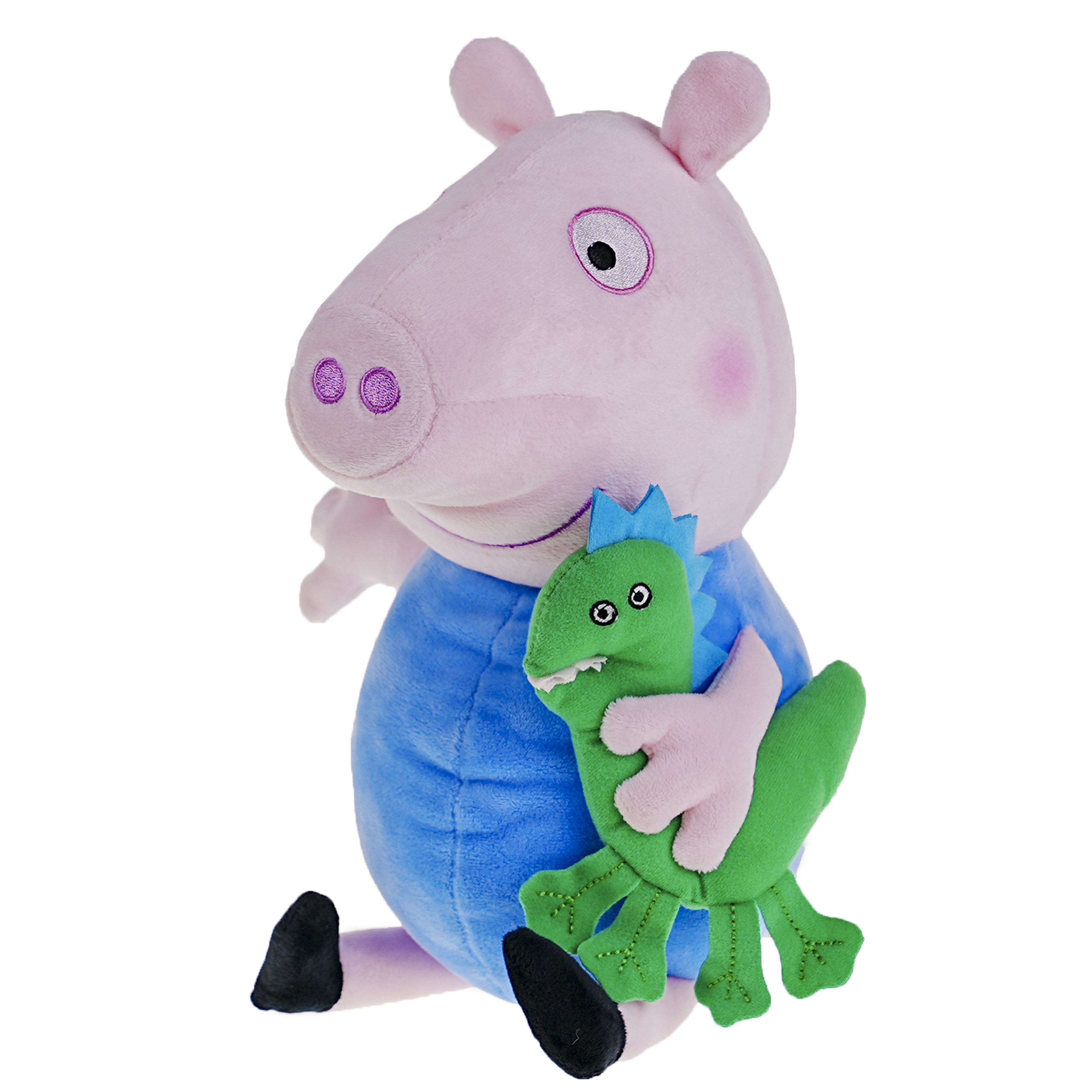 Peluche Peppa Pig George 30 cm con Sonidos y su Mascota