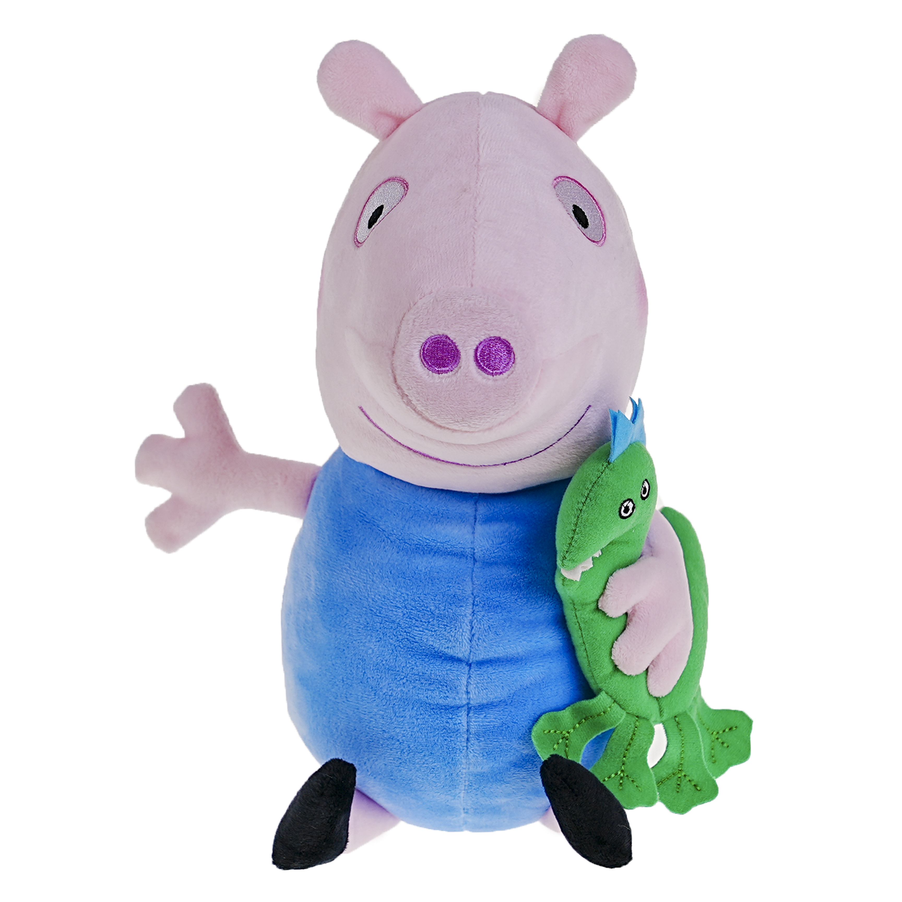 Foto 3 pulgar | Peluche Peppa Pig George 30 cm con Sonidos y su Mascota
