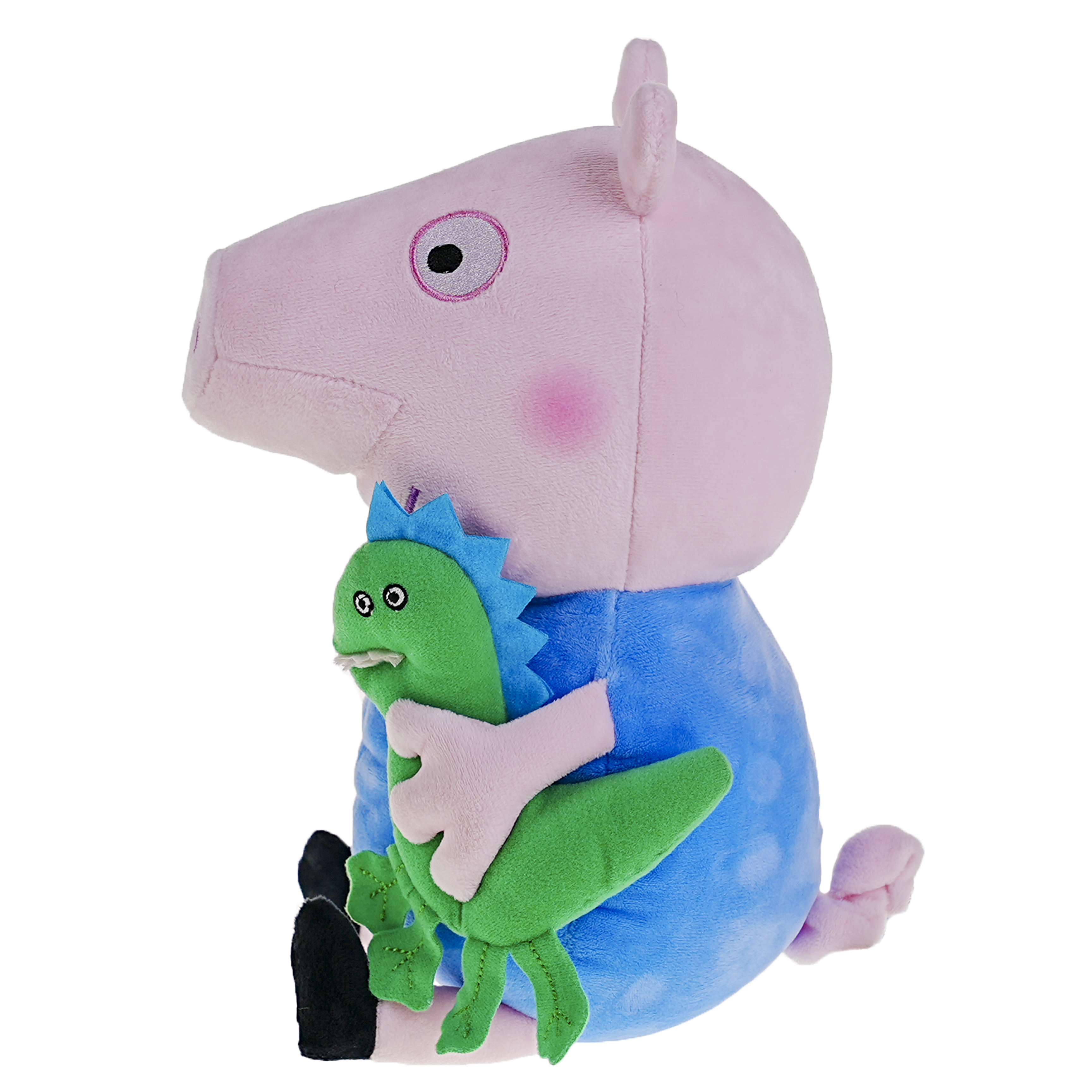 Foto 5 pulgar | Peluche Peppa Pig George 30 cm con Sonidos y su Mascota