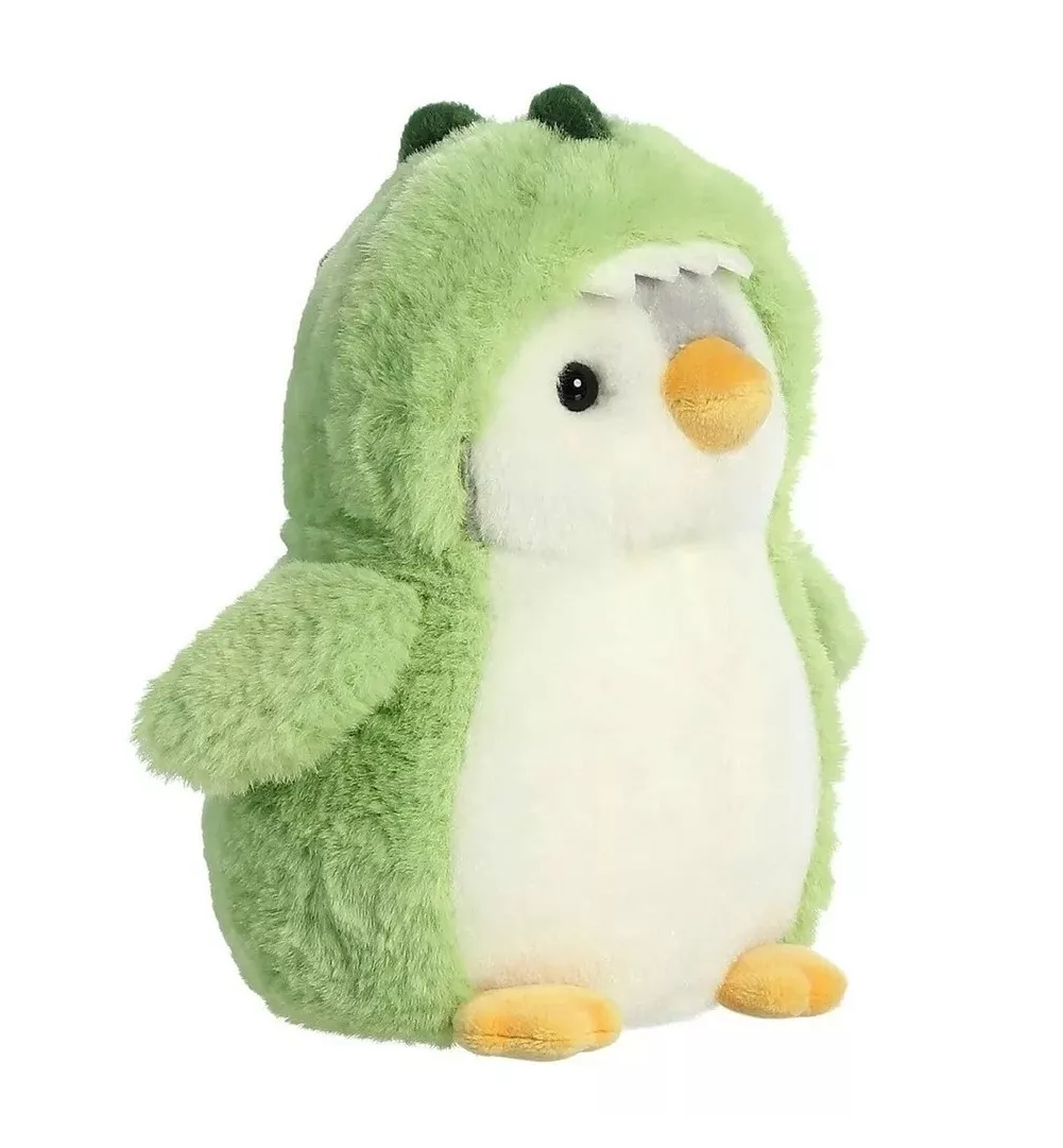 Foto 2 | Peluche Pingüino Disfrazado Dinosaurio Unicornio BELUG Verde con Blanco