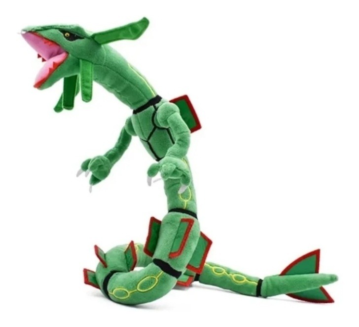 Foto 2 pulgar | Peluche Pokémon Rayquaza Verde