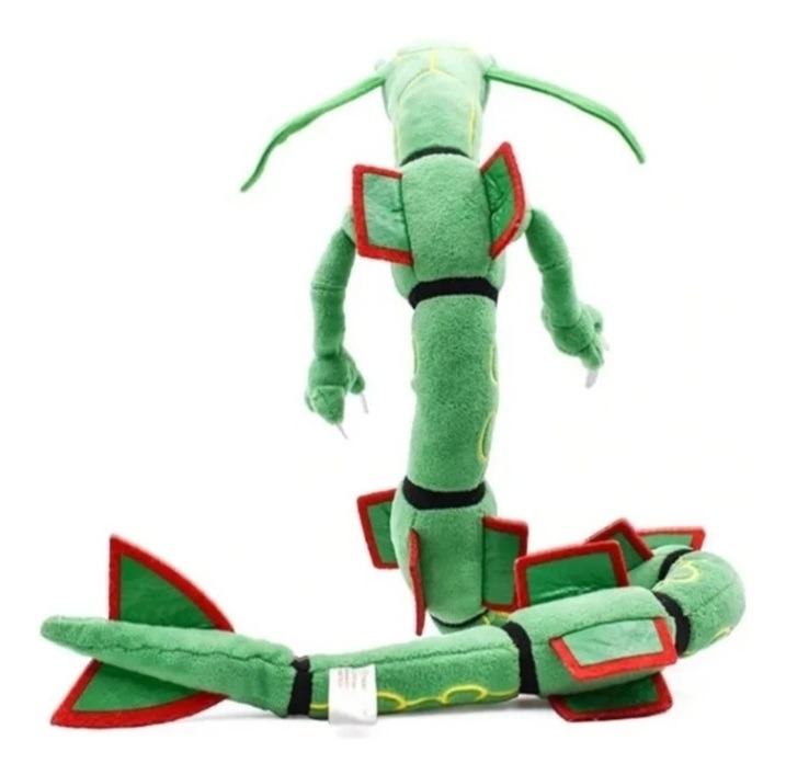 Foto 4 pulgar | Peluche Pokémon Rayquaza Verde