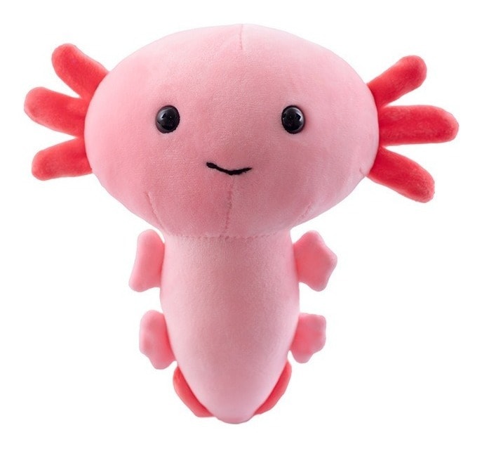 Peluche Ajolote Colores Adorable Axolotl Kawaii Regalo 20CM Rosa Coppel