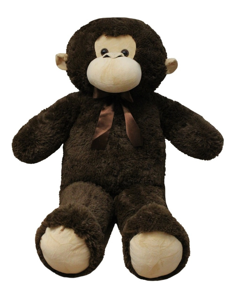 Oso De Peluche 1.10 Metros Grande Gigante Jumbo Pelucheria, Chango, Marrón