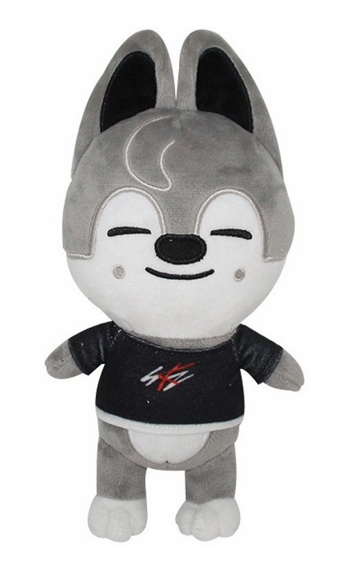 Muñecos Skzoo Peluches Stray Kids Animales K Pop Kawaii, Husky Gris