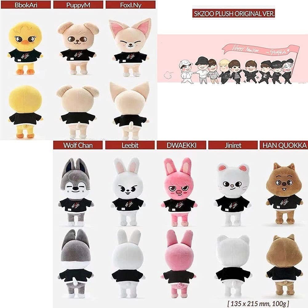 Foto 4 pulgar | Muñecos Skzoo Peluches Stray Kids Animales K Pop Kawaii, Conejo Rosa