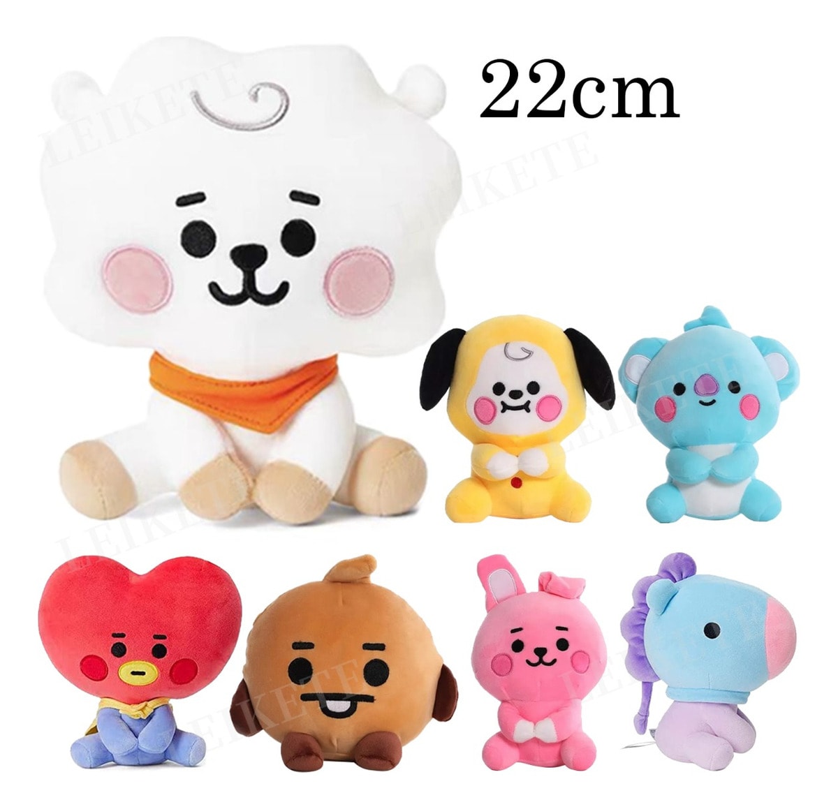 Bt21 Peluche 7 Tipos Grande 22cm Blanco Coppel