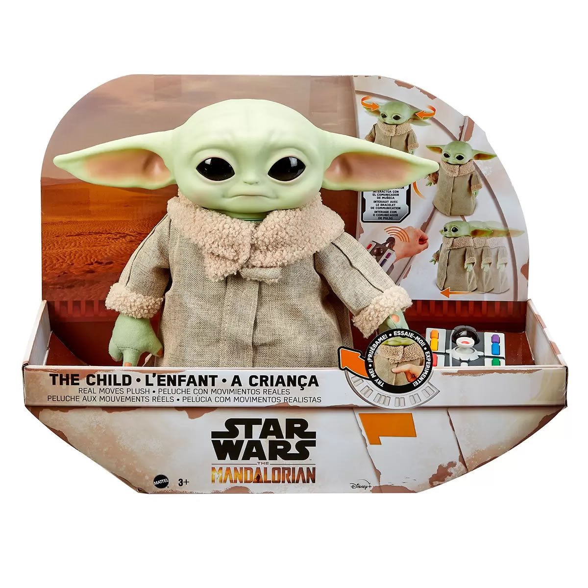 Peluche Grogu A Control Remoto Mattel Star Wars The Mandalorian Gwd87
