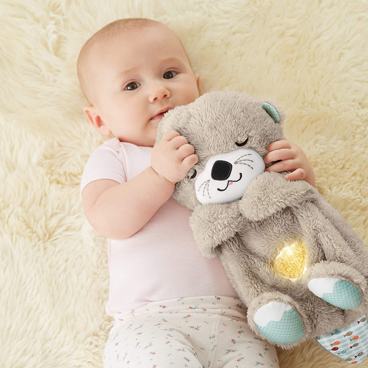 Foto 3 pulgar | Nutria de Peluche Fisher-Price Abrazable con Sonido -Venta Internacional