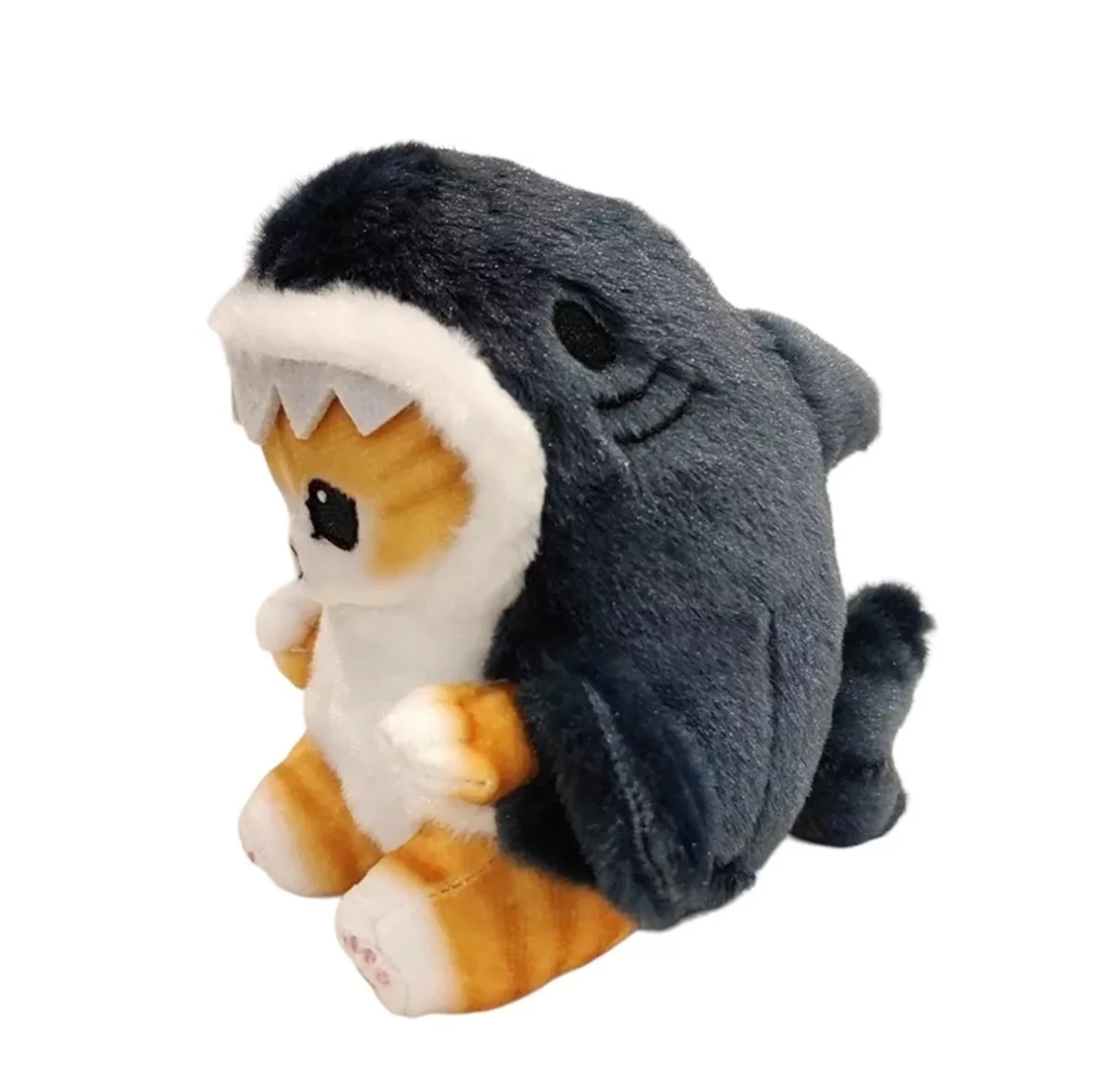 Foto 2 | Peluche Gato Gatito Michi con Disfraz de Tiburón 13 cm