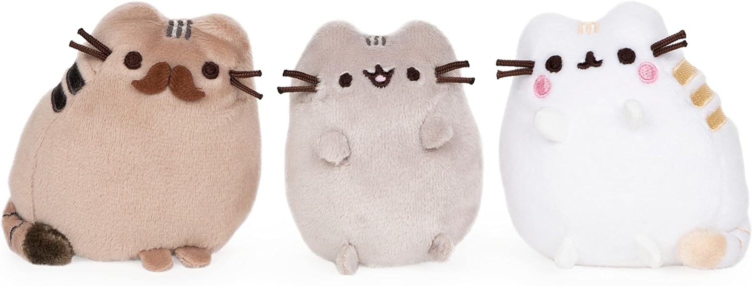Foto 3 pulgar | Set de Peluches Familia Pusheen Mamá y Papá Pusheen Cat Gund