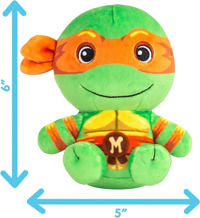 Foto 4 pulgar | Peluche Wünd Michelangelo Tortugas Ninja