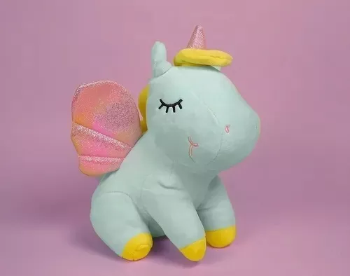 Foto 4 pulgar | Peluche de Unicornio con Alas