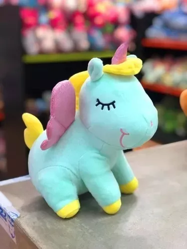 Foto 5 pulgar | Peluche de Unicornio con Alas