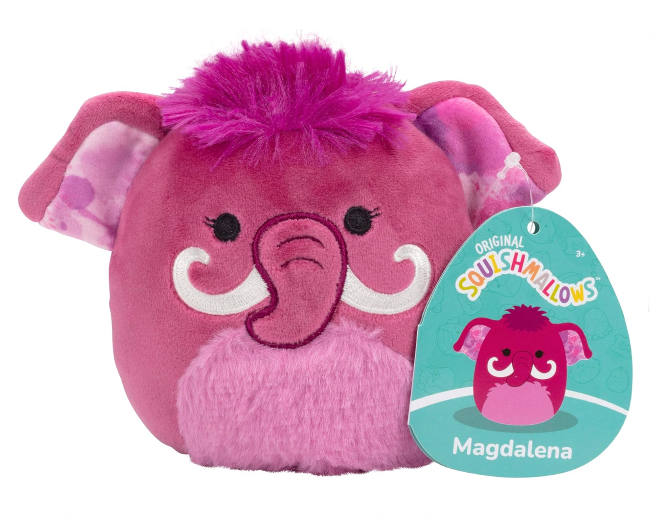 Peluche Squishmallow Mamut Rosa