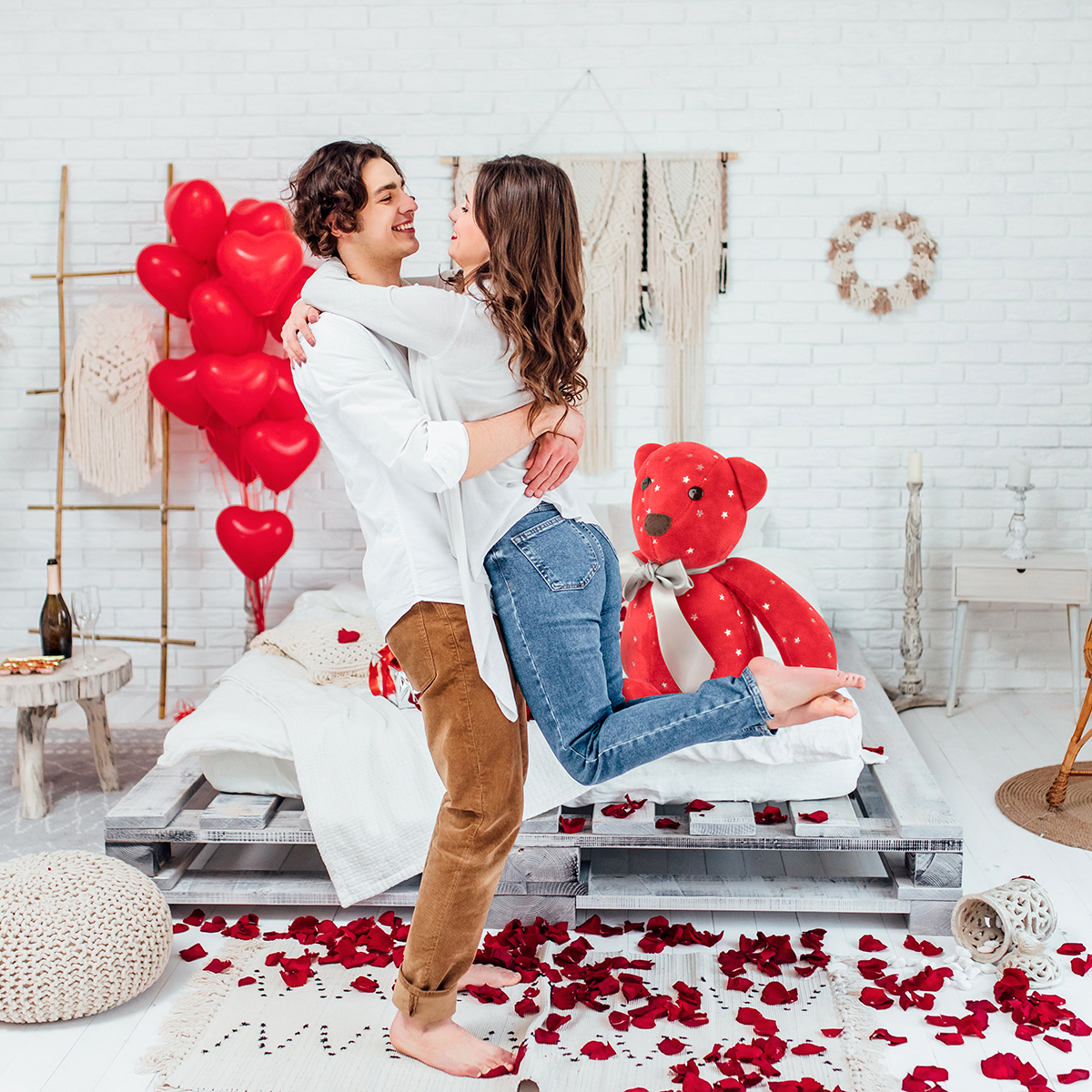 Foto 2 | Oso Peluche  San Valentín 40 cm Tv Ofertas Color rojo regalo para Cualquier Ocasión