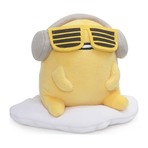 Foto 2 pulgar | Venta Internacional - Peluche Gund Gudetama Amarillo de 5 Pulgadas con Gafas y Auriculares