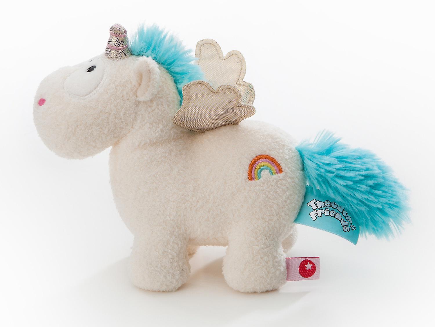 Venta Internacional - Peluche Con Diseño De Unicornio, Diseño De Arcoíris, 13 Cm, De Pie
