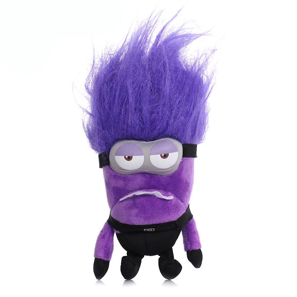 Venta Internacional - Muñeca De Peluche Con Forma De Minion Morado, 20 Cm, Regalo De Cumpleaños Para Niños