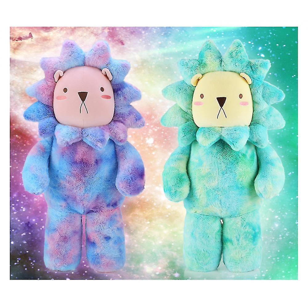 Foto 4 pulgar | Venta Internacional - Muñeca De Peluche Con Forma De León Teñida Anudada, Regalo De Cumpleaños Para Niños