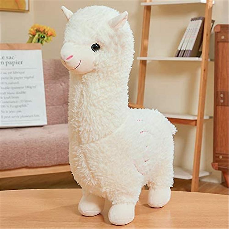 Venta Internacional - Muñeca De Alpaca De Peluche Wabjtam, Color Blanco Puro, 45 Cm, Para Niños