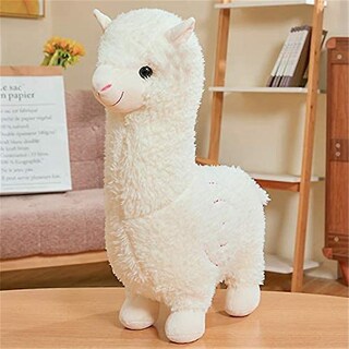 Foto 1 | Venta Internacional - Muñeca De Alpaca De Peluche Wabjtam, Color Blanco Puro, 45 Cm, Para Niños