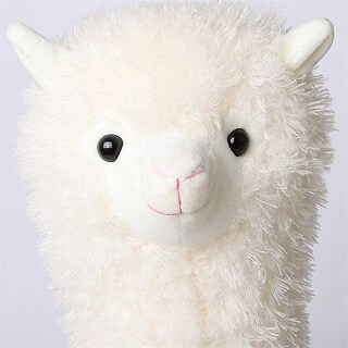 Foto 2 | Venta Internacional - Muñeca De Alpaca De Peluche Wabjtam, Color Blanco Puro, 45 Cm, Para Niños