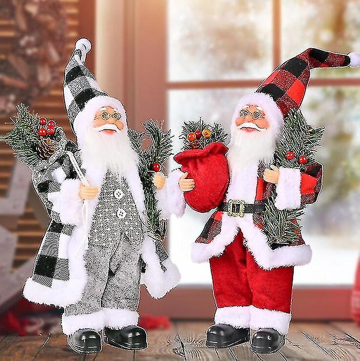 Foto 4 pulgar | Venta Internacional - Muñeco Navideño Papá Noel Decorativo de Resina