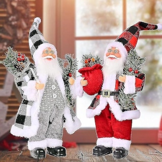 Foto 3 | Venta Internacional - Muñeco Navideño de Papá Noel de Resina