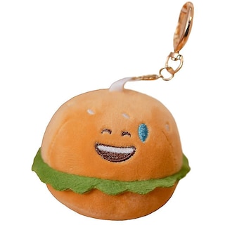 Foto 1 | Venta Internacional - Llavero de Peluche con Forma de Hamburguesa 7 cm