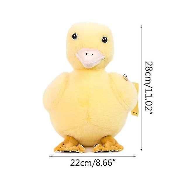 Foto 3 pulgar | Venta Internacional - Peluche de Pato Amarillo 28 cm