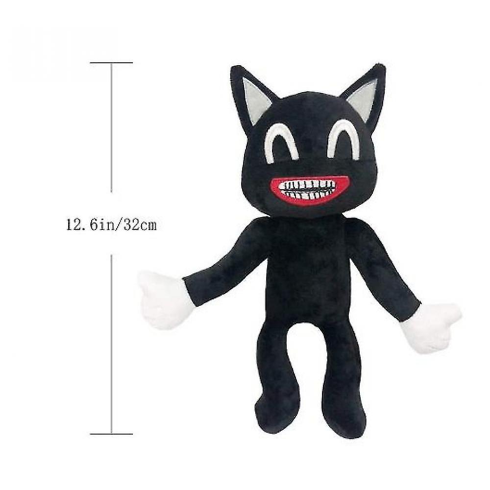 Venta Internacional - Muñeco De Peluche Con Cabeza De Sirena Con Forma De Gato, Tema Negro De Terror