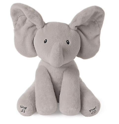 Venta Internacional - Juguete De Peluche Para Bebés Flappy Elephant Con Juego Para Cantar Y Mirar A Escondidas