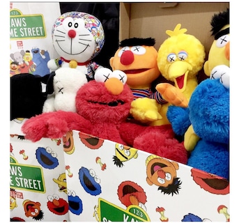 Foto 3 | Venta Internacional - Muñeco De Peluche Big Bird Sesame Street Kaws Uniqlo Join 30-40 Cm