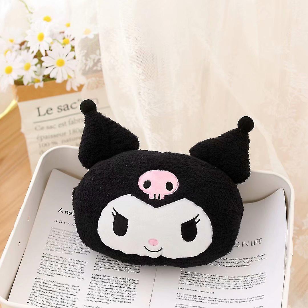 Venta Internacional - Funda De Almohada De Felpa Sanrios Con Dibujos Animados De Melody Kuromi Cinna