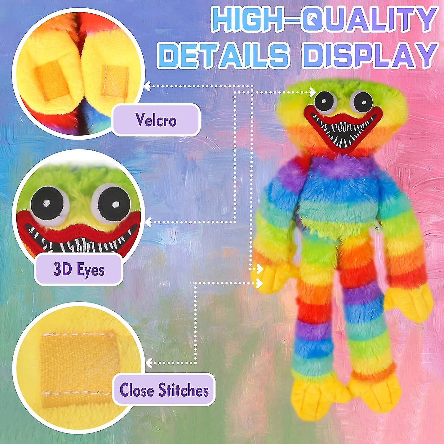 Foto 3 pulgar | Venta Internacional - Muñeco De Peluche Huggy Wuggy Rainbow Big Smiling Toy Para Niños