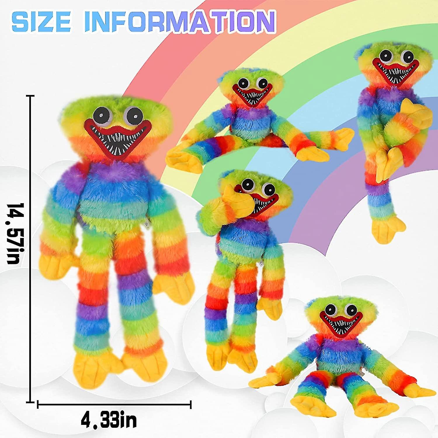 Foto 4 pulgar | Venta Internacional - Muñeco De Peluche Huggy Wuggy Rainbow Big Smiling Toy Para Niños